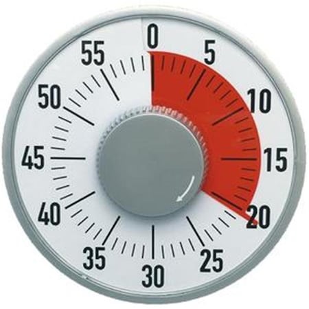 Ashley Productions Ashley Productions ASH50102 6.25 in. Big Time To Go Timer ASH50102